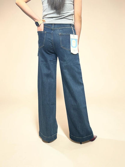 High-Waisted Wide Straight Leg Jeans