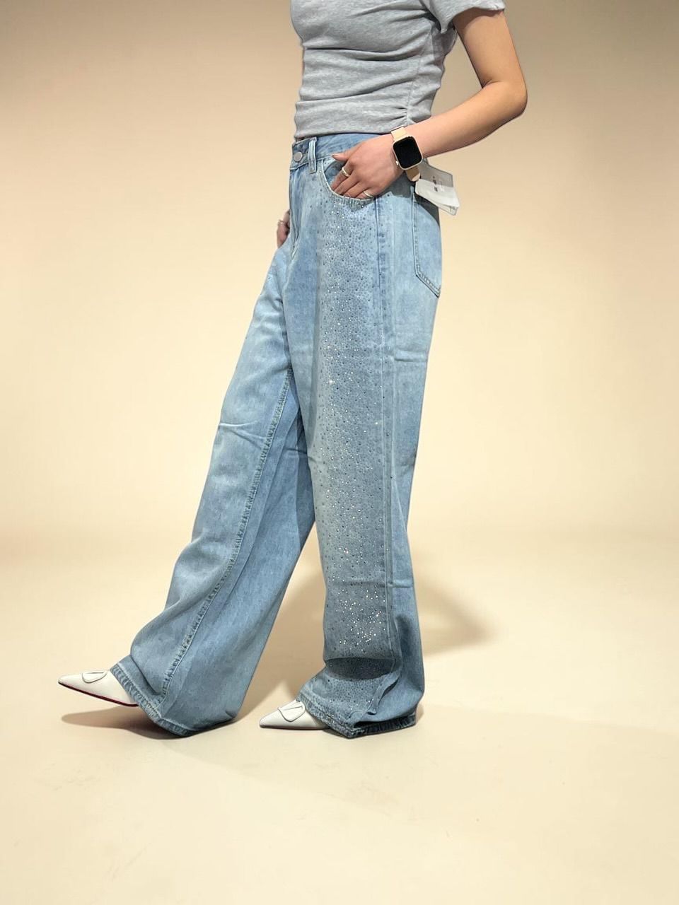 Acid Wash Baggy Jeans