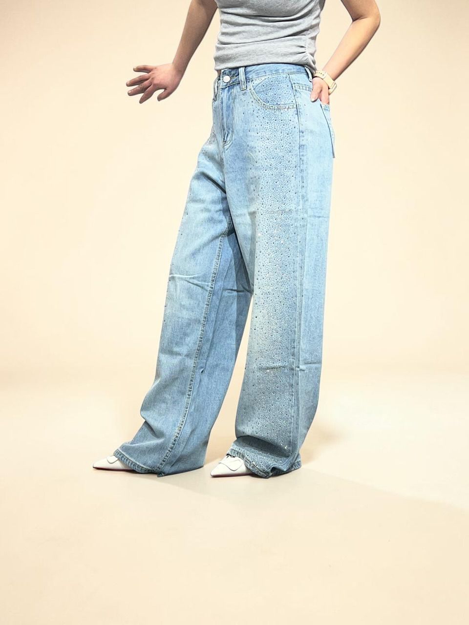 Acid Wash Baggy Jeans