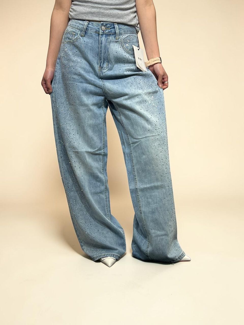 Acid Wash Baggy Jeans