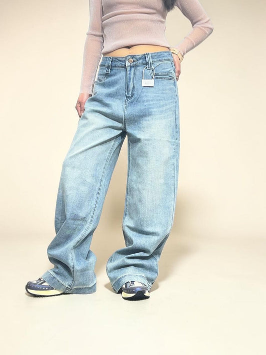 Loose Fit Wide Baggy Jeans