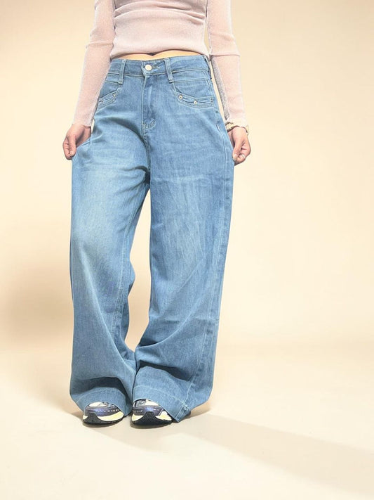 Baggy Straight Leg Jeans