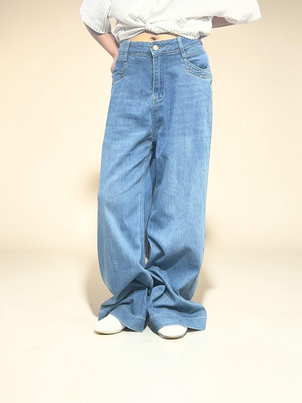 Loose Fit Puddle Jeans