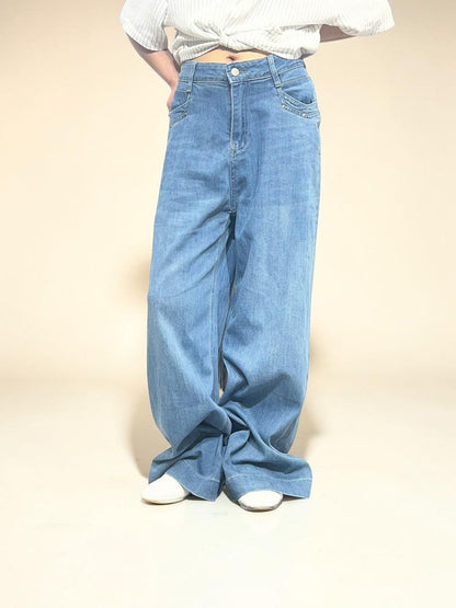 Loose Fit Puddle Jeans