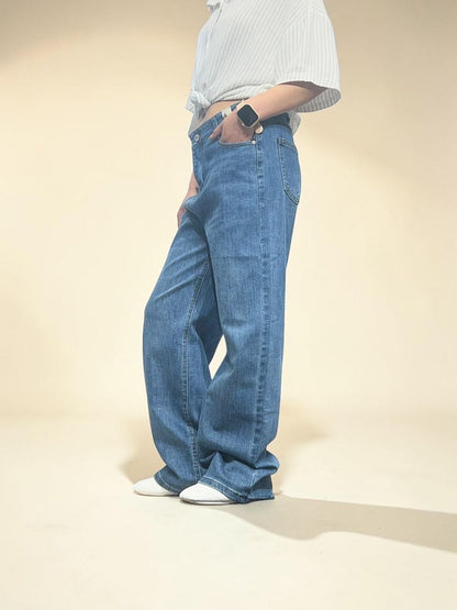 Vintage-wash Boyfriend Jeans
