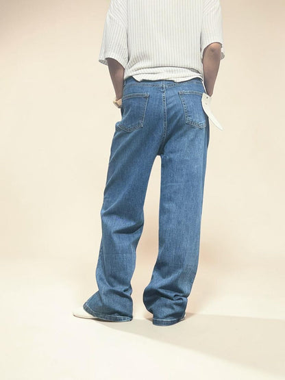 Vintage-wash Boyfriend Jeans