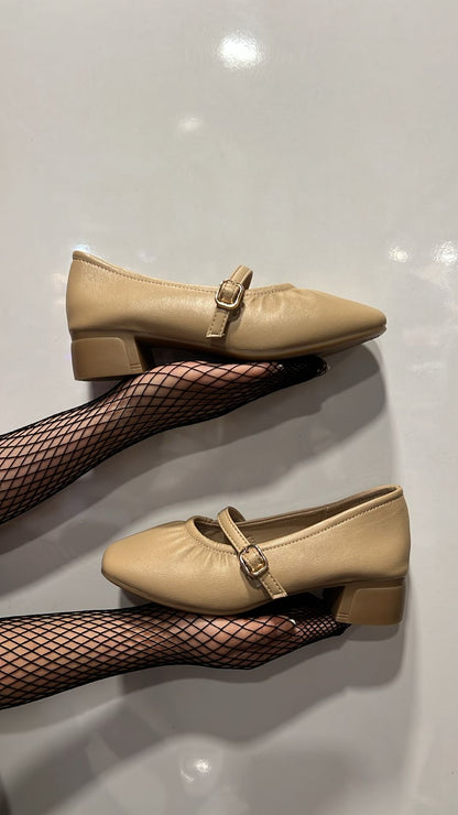 Elegant Mary Jane Block Heels