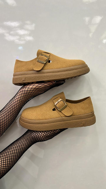 Classic Buckle Platform Lofers