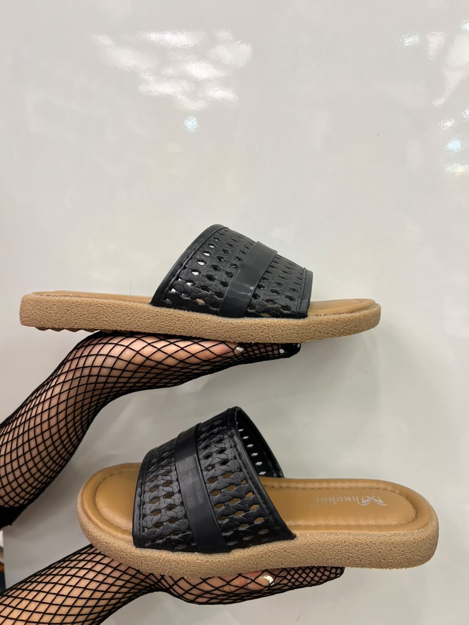 Woven Comfort Slide Sandal