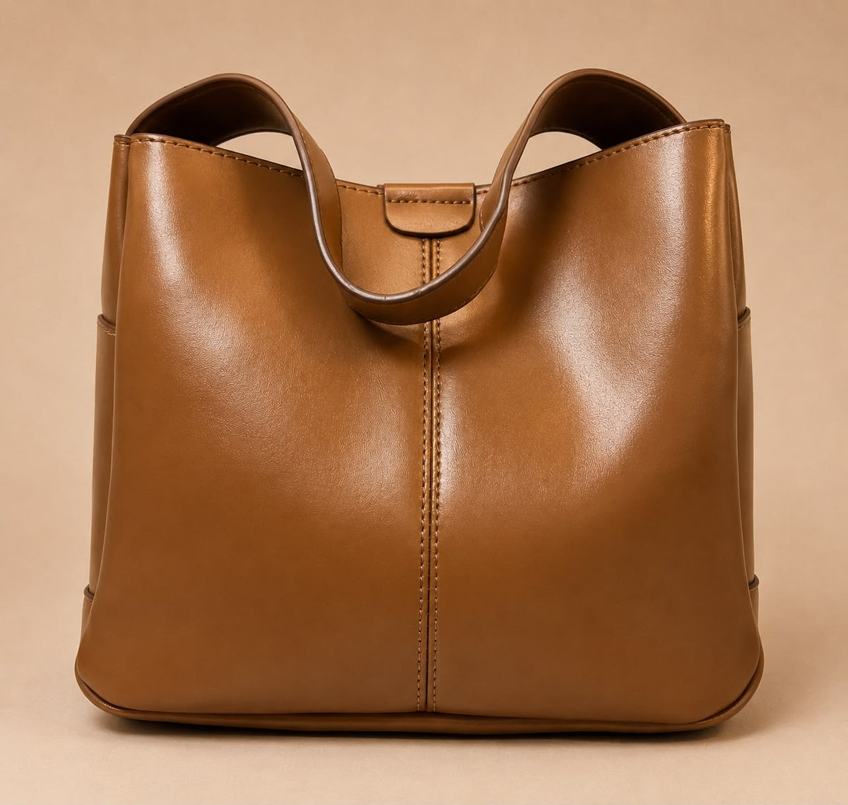 Minimalist Leather Tote Bag