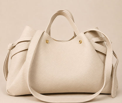 Leather Satchel Crossbody Bag