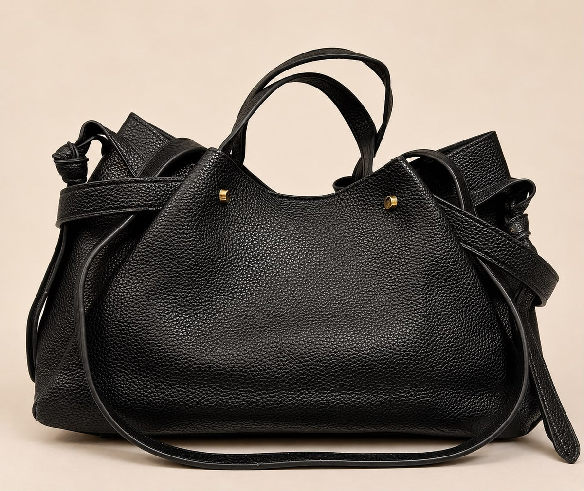 Leather Satchel Crossbody Bag