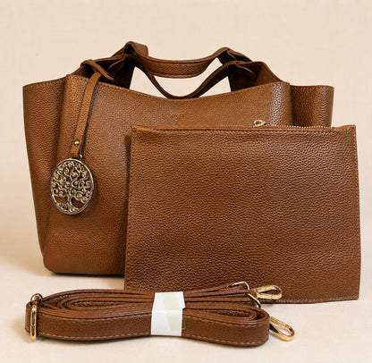 Tote Bag Set With Detachable Pouch