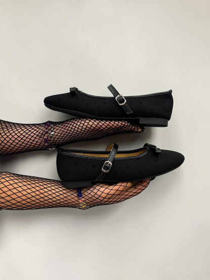Polka Dot Ballet Flats