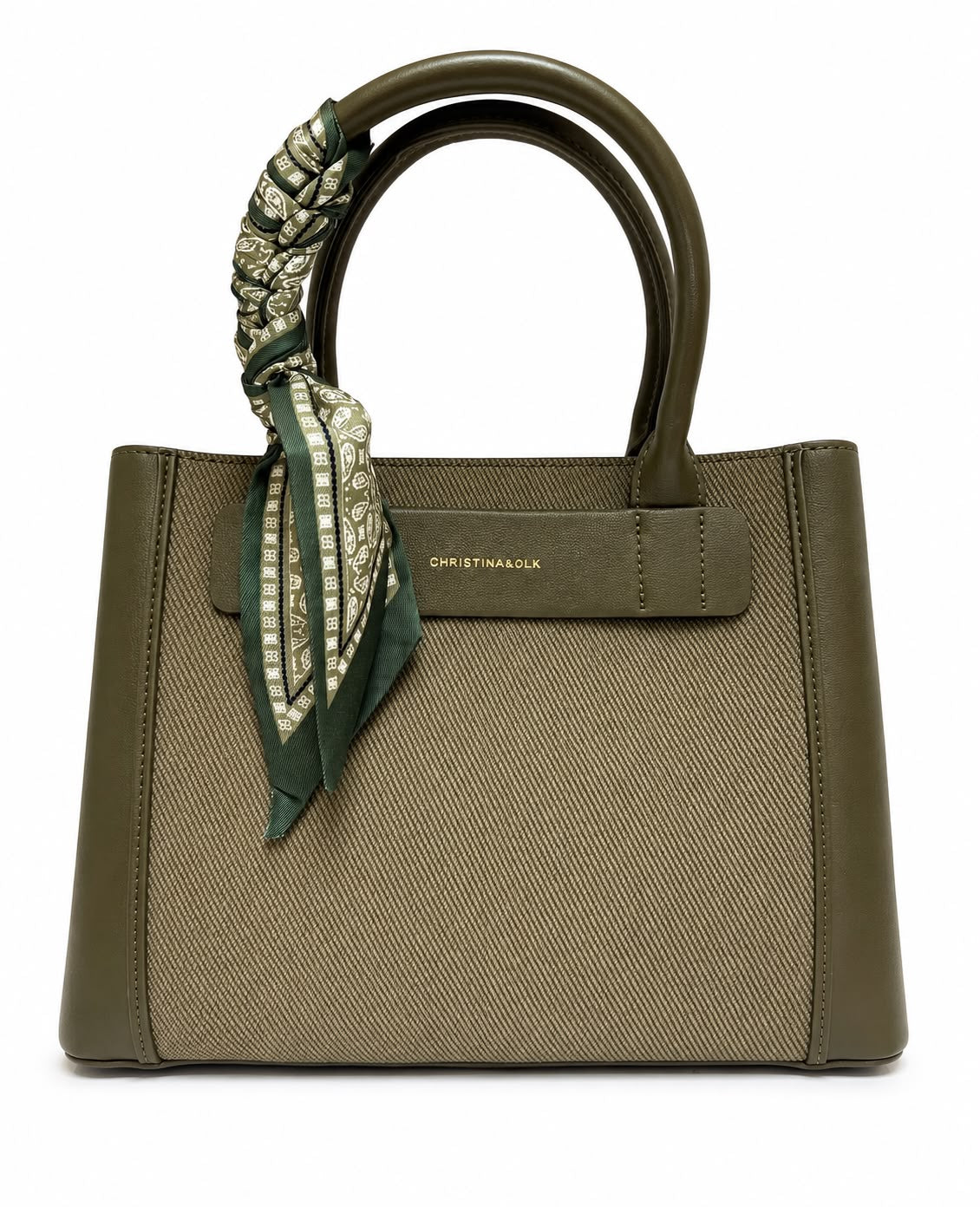 Scarf  Handle Tote Bag