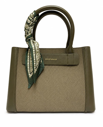 Scarf  Handle Tote Bag