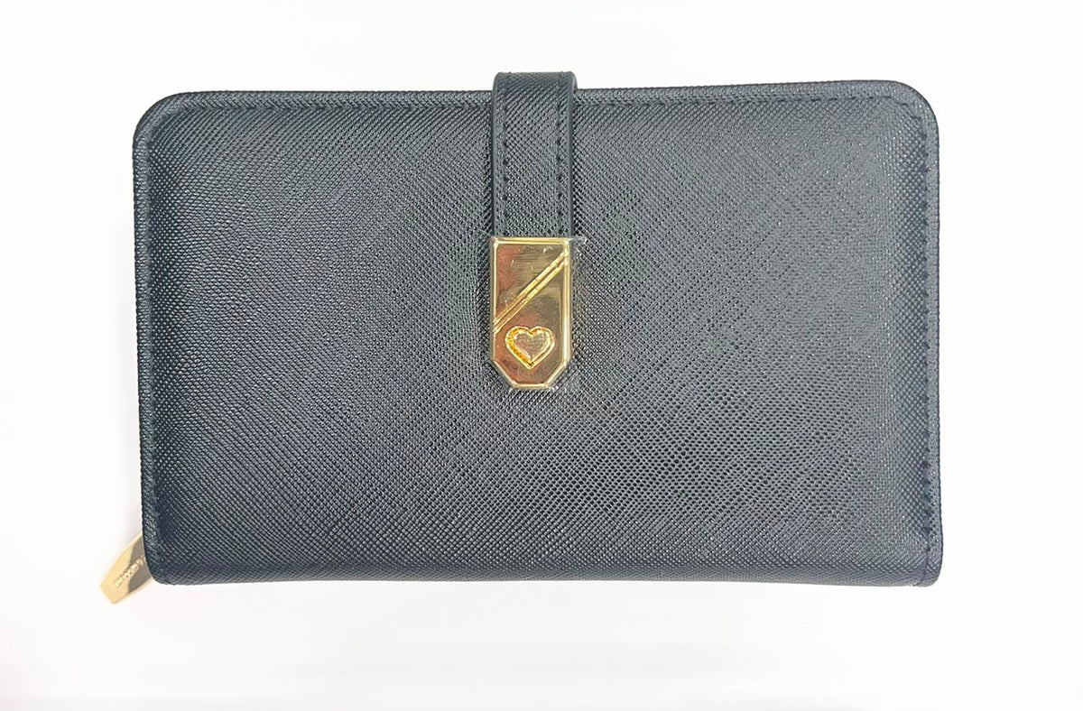 Ivory Heart Clasp Wallet