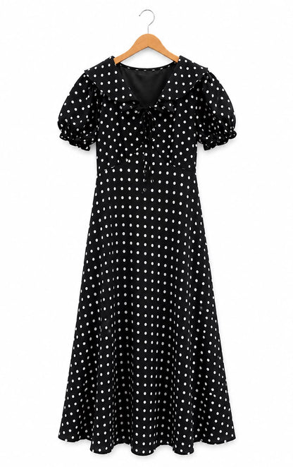 Classic Charm Polka Dot Dress
