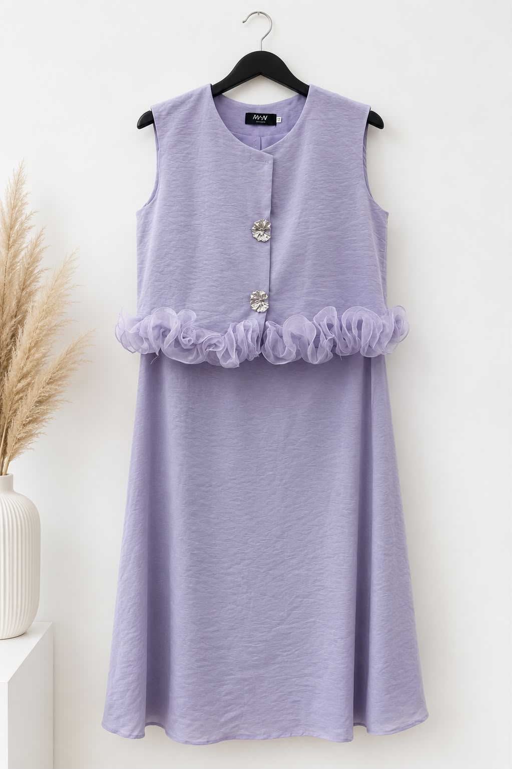 Ruffle Midi Dress