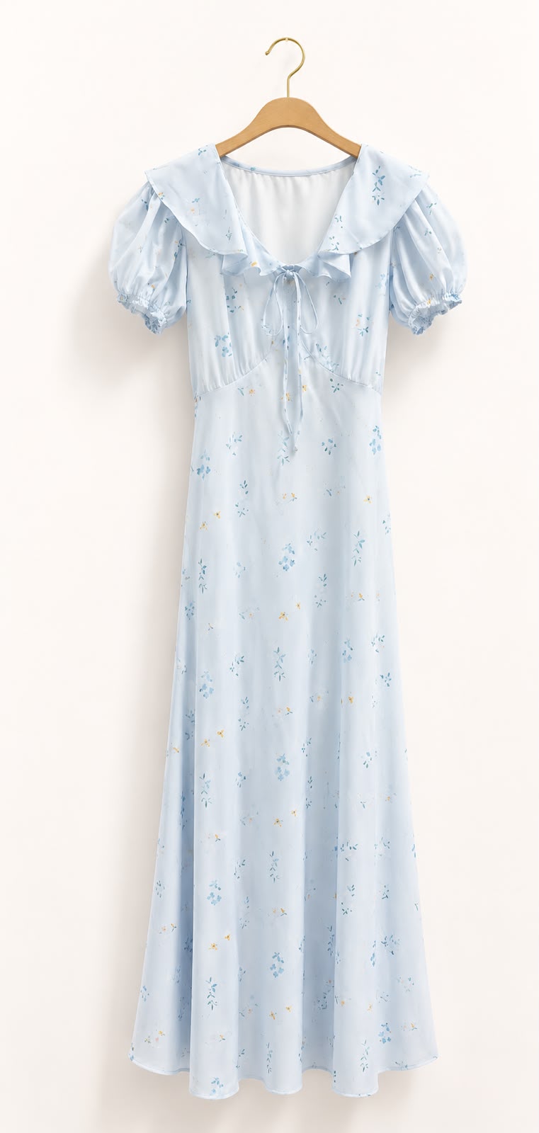 Bloom Ruffle Midi Dress