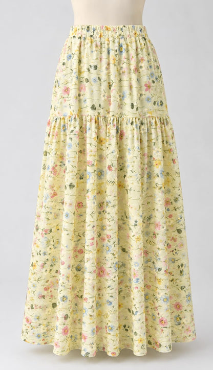 Bloom Tiered Maxi Skirt