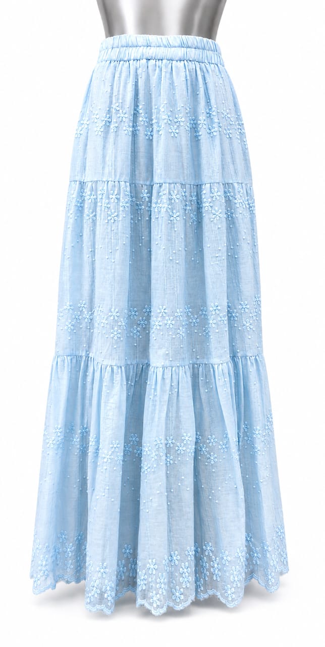 Tiered Maxi Skirt
