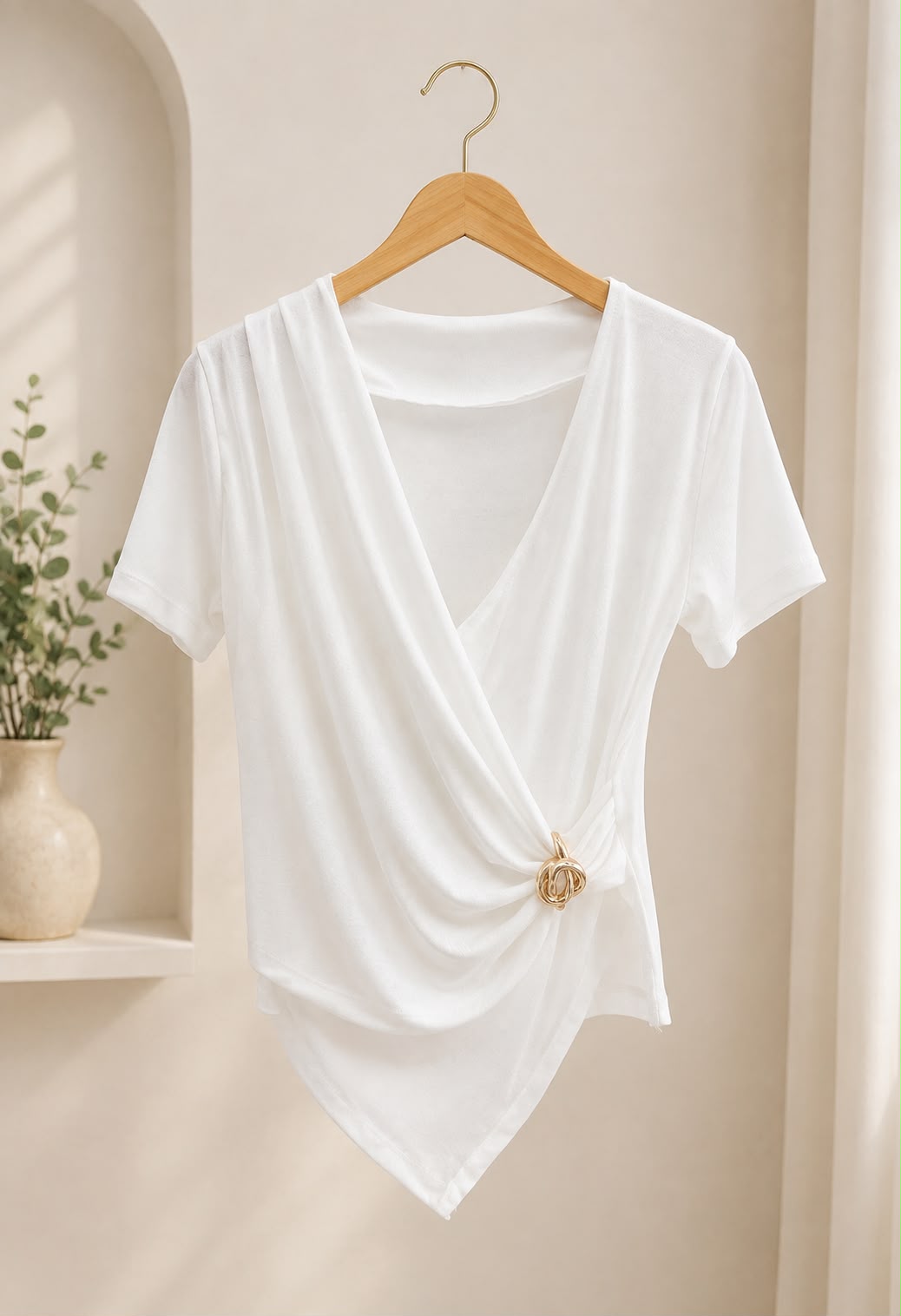 Sage Elegance Top