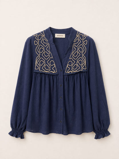 Embroidered Grace Top