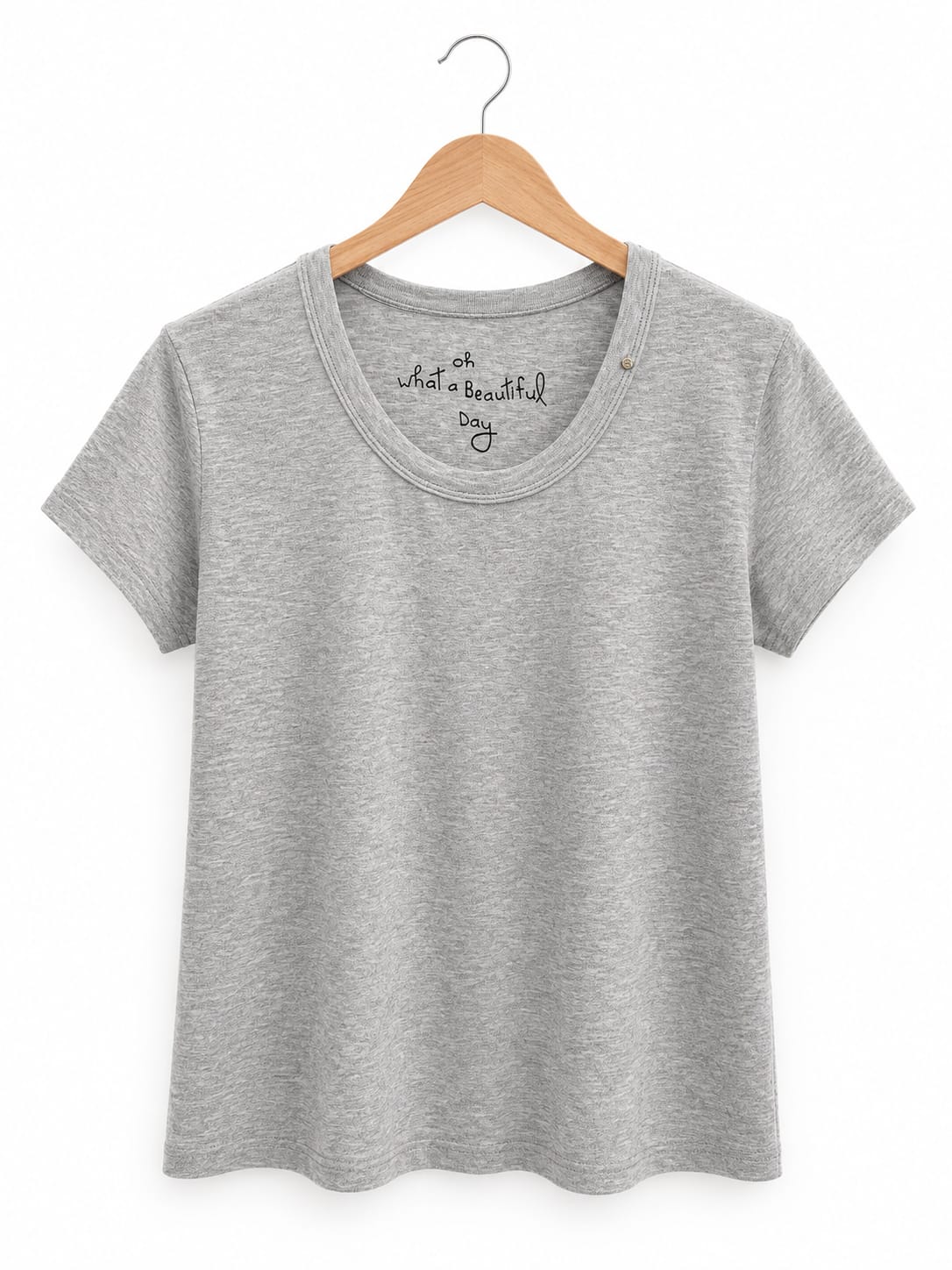 Classic Taupe Crew Neack T-Shirt