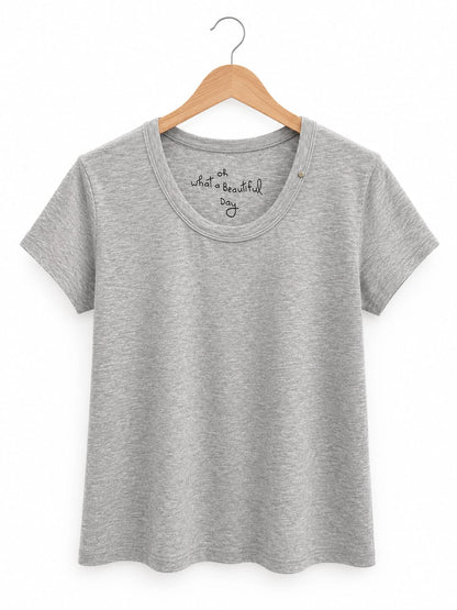 Classic Taupe Crew Neack T-Shirt