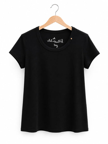 Classic Taupe Crew Neack T-Shirt