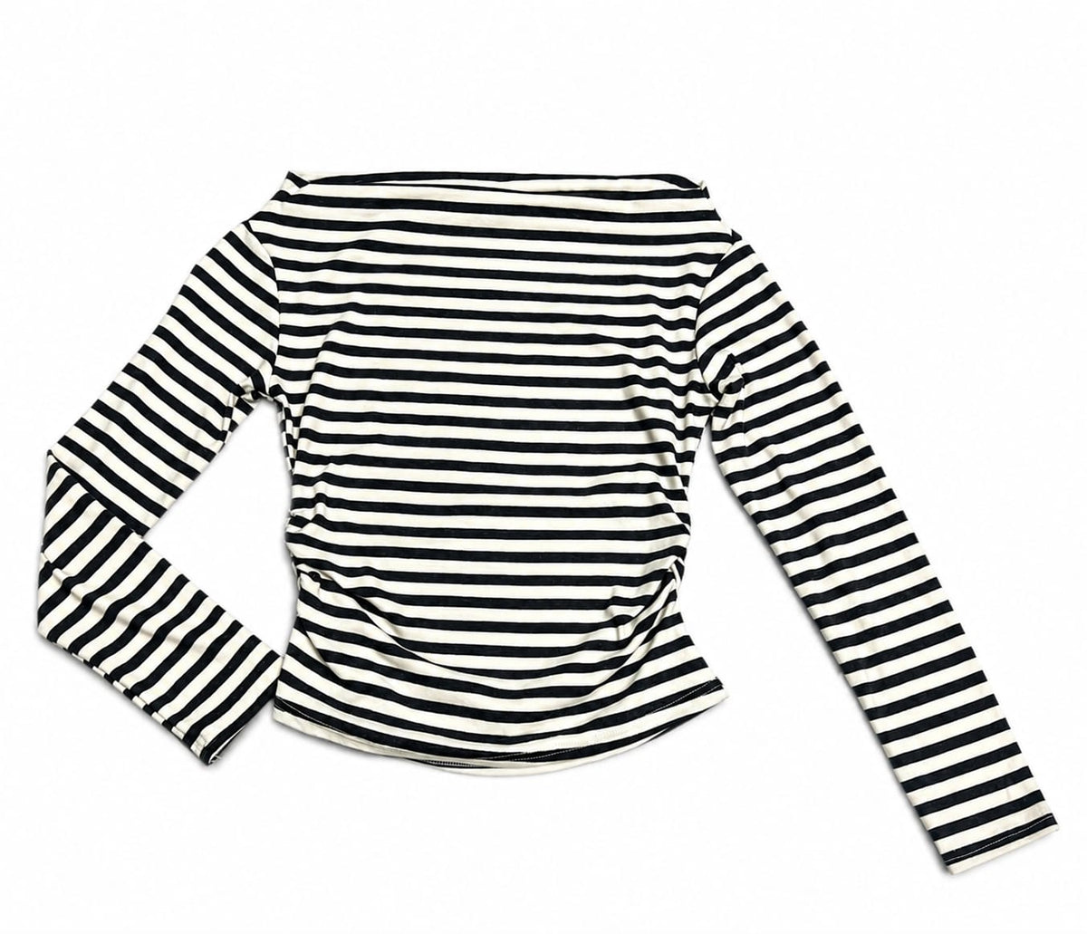 Classic Breton Stripe Boat Neck Top