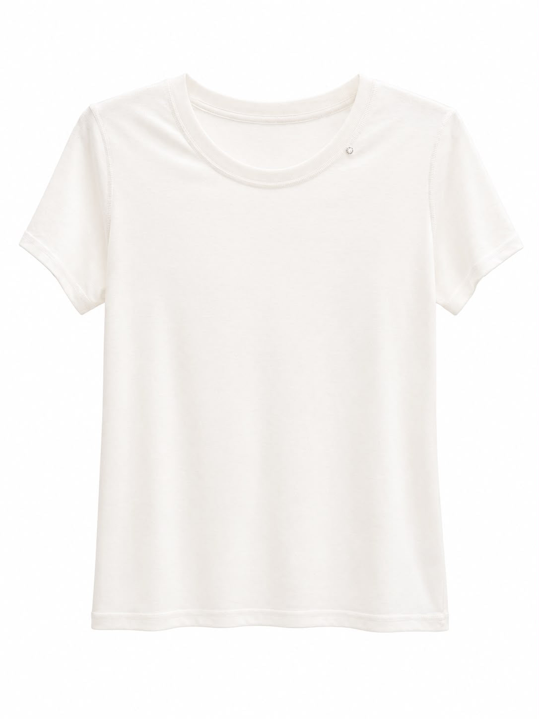 Crimson Soft Scoop-Neck Tee