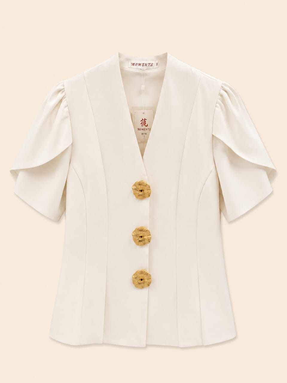 Blossom Button-Top