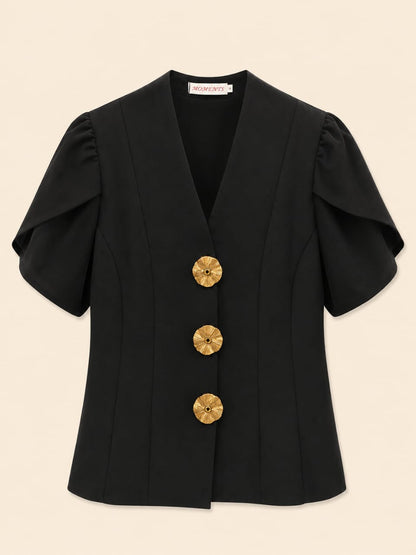 Blossom Button-Top