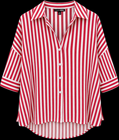Stripe Collared Shirt