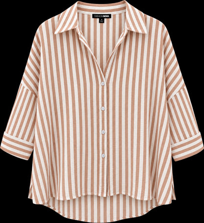 Stripe Collared Shirt