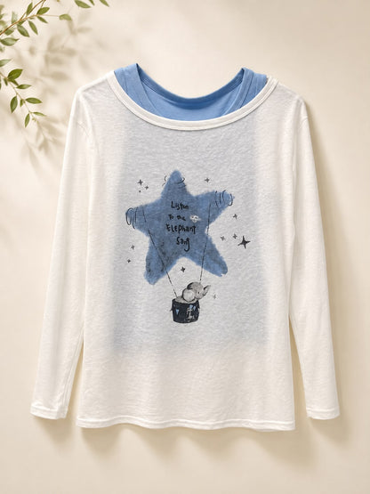Ivory Golden Star Tee