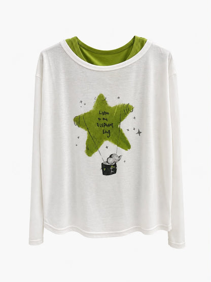Ivory Golden Star Tee