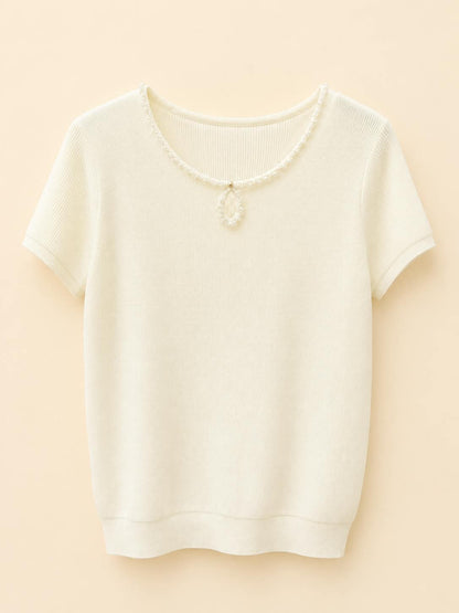 Trim Knit Top