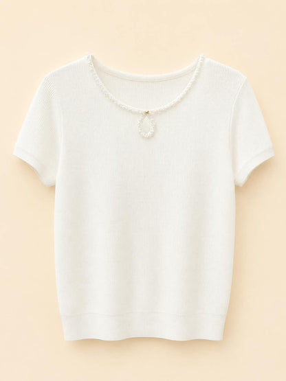 Trim Knit Top